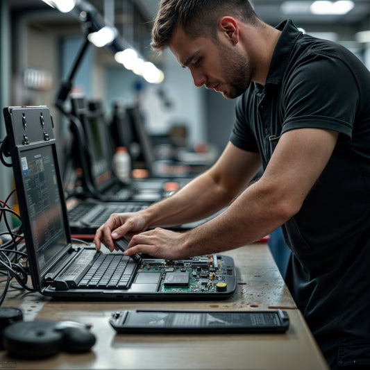 Service technician troubleshooting